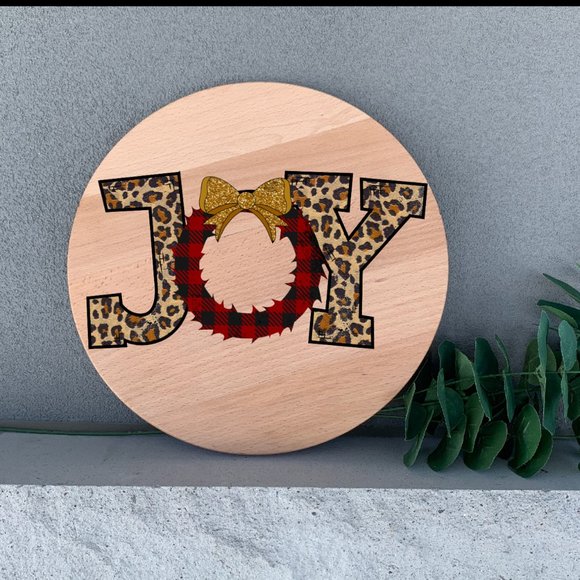 Hand Crafted Other - Holiday JOY Wall Decor Sign